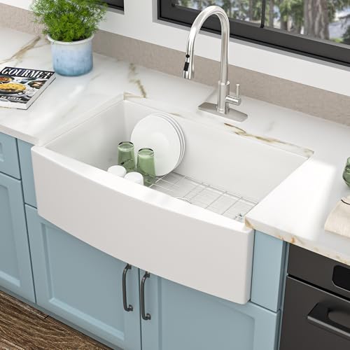 33 White Farm Sink