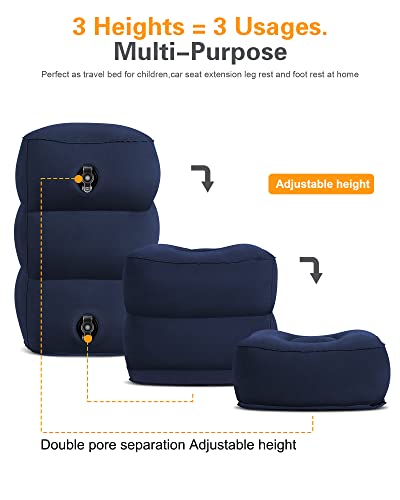 Inflatable Foot Rest Pillow for Travel