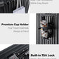 20 Inch Carry On Zipperless Luggage with Cup Holder