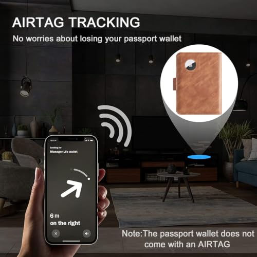 Airtag Passport Holder for Travel
