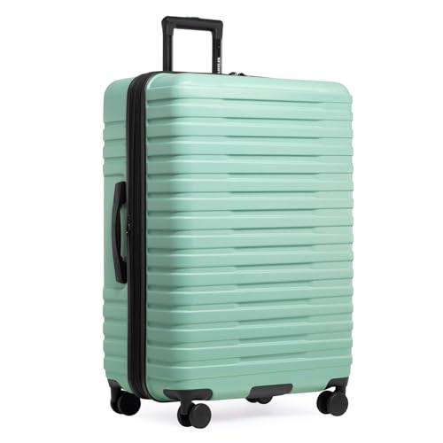 Boren Expandable Hardside Rugged Travel Luggage with 8 Spinner Wheels
