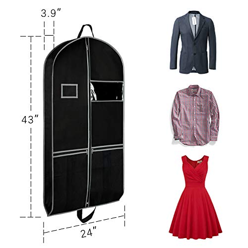 Suit Bag for Travel & Storage Suit Cover Protector for Closet 43 in