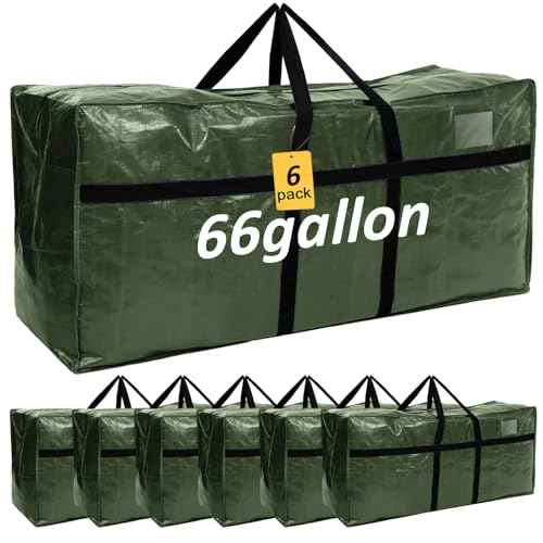 6 Pcs 66 Gallon Extra Large Moving Bags Heavy Duty Storage Bag (6 Count)