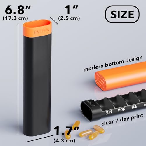 2 Pack Pill Organizer Box 7 Day