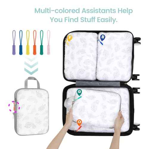 Compression Packing Cubes for Travel (5 Count)