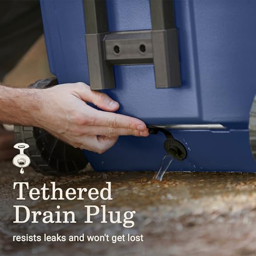 Classic Series Insulated Portable Rolling Cooler with Wheels