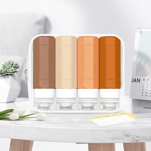 Travel Bottles for Toiletries 3oz (4 Count)