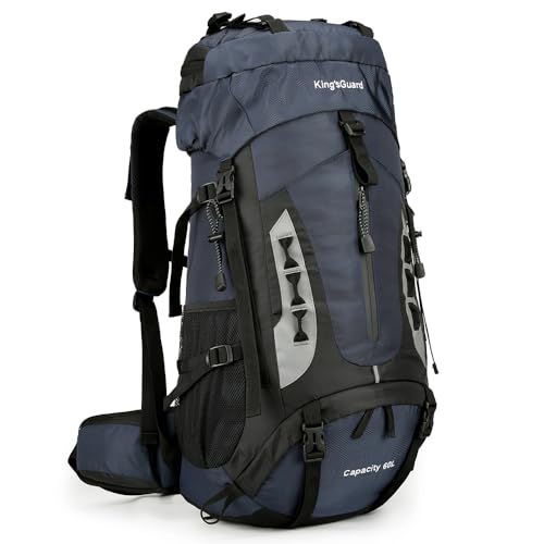 60L Hiking Backpack for Men and Women Lightweight Camping Hiking Backpack with Rain Cover Large Waterproof Travel Backpack Backpacking Pack