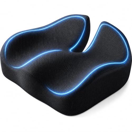 Seat Cushion XL Large Memory Foam Cushion for