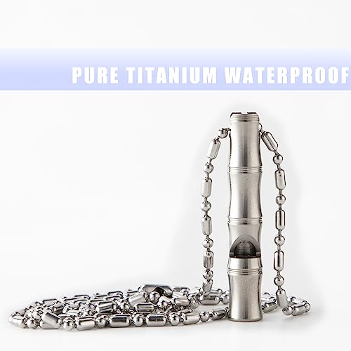 Titanium Whistl Survival Whistle Emergency Loud Sound