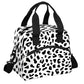 Leopard Cheetah White Insulated Lunch Bag for Women Girl Reusable Lunch Tote Box With Shoulder Strap Lightweight Thermal Cooler Meal Prep Bag for Work School Office Picnic (print 16)