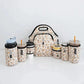 LunchTote Zippered Bag Insulated Neoprene Caddy (Pardon My Frenchie / X-Large 6.5 Quart Lunch Tote)