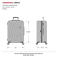 7272 Energie Expandable Hardside Luggage With Spinner Wheels and TSA Lock