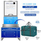 For United Airlines Foldable Carry on Bag 22x14x9 Travel Duffel Bag Packable luggage Duffle for Women and Men 40L