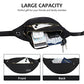 Fashion Cross body Fanny Pack Shoulder Bag for Women Men with Gold Zipper