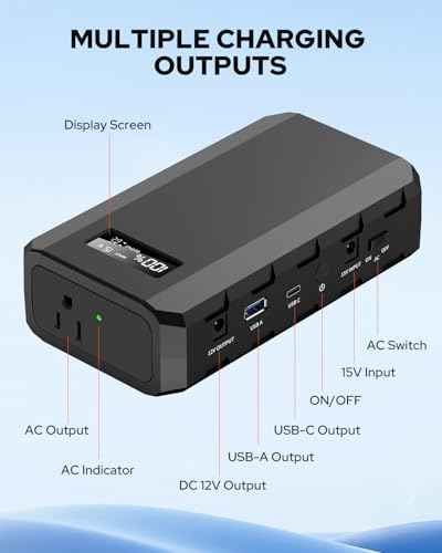 23400mAh 86.58Wh Portable Power Bank with AC Outlet