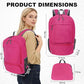 20L lightweight packable Hiking Daypack Foldable Backpack for Men Women Small Travel Outdoor Foldable Shoulder Bag