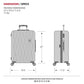 7272 Energie Expandable Hardside Luggage with Spinner Wheels and TSA Lock