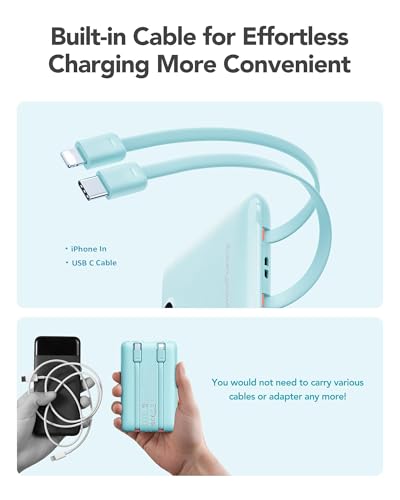 Mini Portable Charger with Built