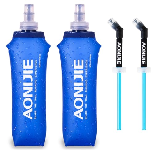 Collapsible Water Bottles TPU Soft Flask Running Bottles BPA