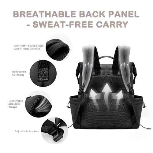 Neoprene Diaper Bag Backpack with Changing Pad