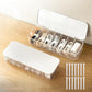 2 Pcs Cable Organizer Storage Box with Lid (2 Count)