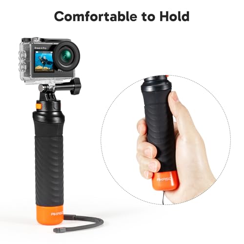 Brave 4 Pro Action Camera with Floating Hand Grip Carrying Bag Bundle