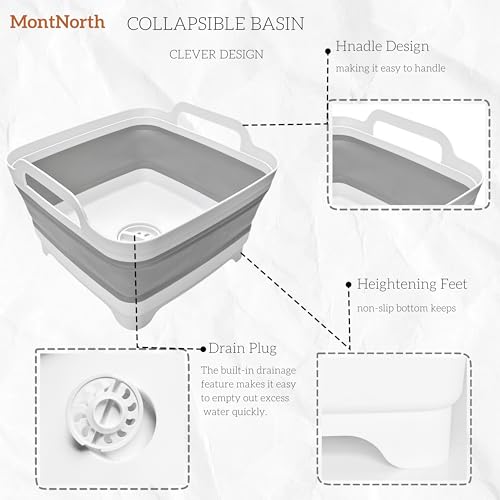 Collapsible Wash Basin 9L