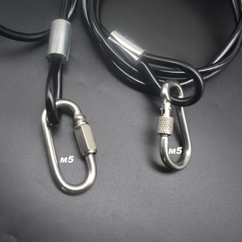 5FT 6mm Stainless Security Cables Tether