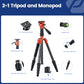 59" Carbon Fiber Travel Tripod