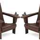 Outdoor Adirondack Chair Set of 2 with Cup Holders (2 Count)