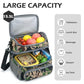 Double Layer Cooler Insulated Lunch Bag Adult Lunch Box Large Tote Bag for Men (Forest)