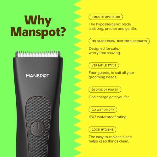 Manscape Groin & Body Hair Trimmer for Men