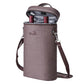 2 Bottle Insulated Wine Tote Carrier Bag