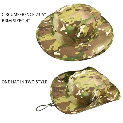 Sun Hats for Men Women Safari Hat Foldable Fishing Hat UPF 50+ Bucket Hat