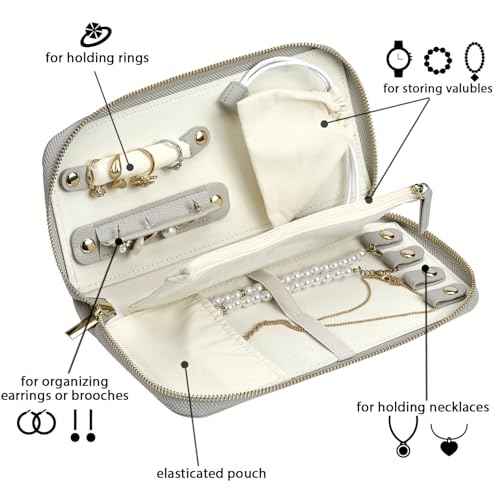 Travel Jewelry Organizer Case