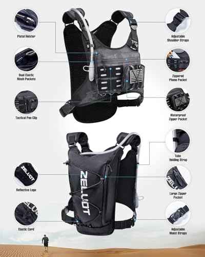 Running Vest with 2L Water Bladder