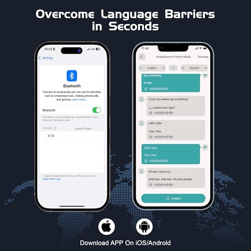 Language Translation Earbuds AI Language Translator Earbuds
