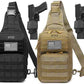 Tactical Sling Backpack With Holster Military Crossbody Bag for Men Single Shoulder Back Pack 10L