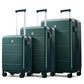 3 Piece Luggage Set Expandable Hardside Suitcases with Spinner Wheels (3 Count)