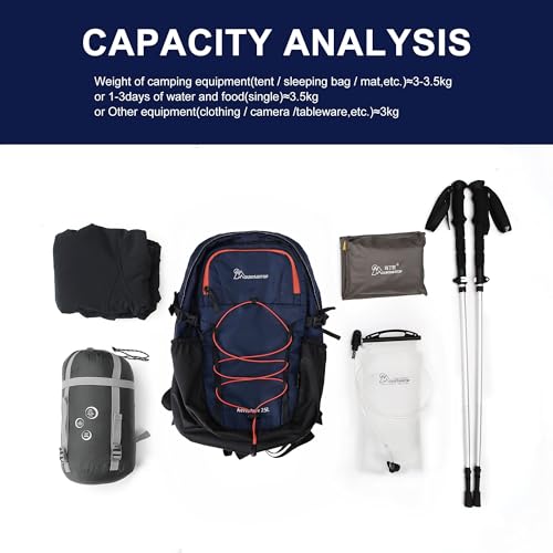25 30L Lightweight Hiking Backpack