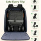 Padded Stroller Bag for Airplane with PU Leather Pocket Design