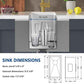 10 inch Bar Sink Undermount