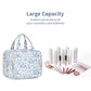 Hanging Floral Toiletry Bag for Women Travel Makeup Bag Organizer Toiletries Bag for Travel Size Essentials Accessories Cosmetics