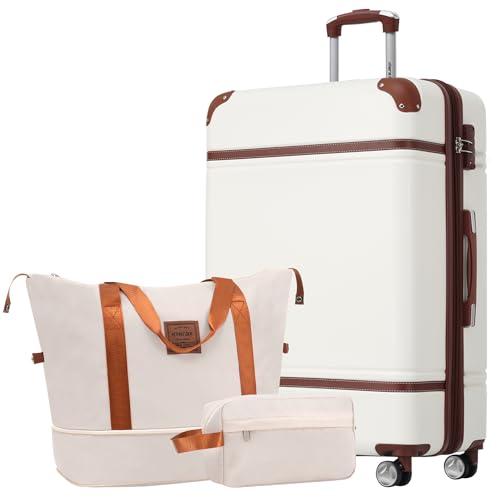 Suitcase Set 28 IN Expandable Luggage with TSA Lock Spinner Wheels (3 Count)