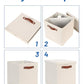 Foldable Fabric Storage Bins with Lids (2 Count)