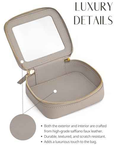 Clear Makeup Bag with Zipper (2 Count)