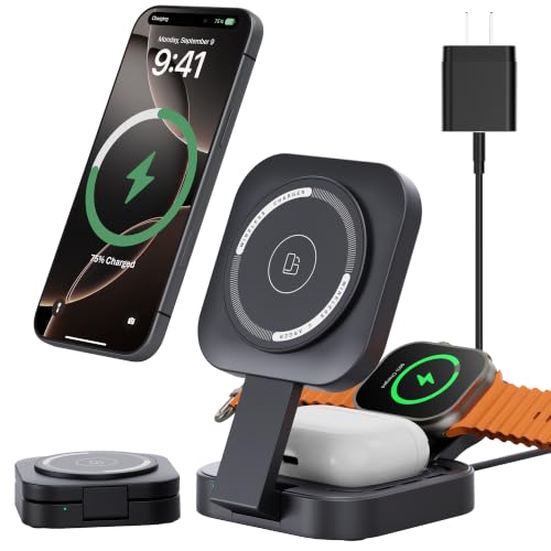 3 in 1 Mini Foldable Charging Station for Apple Devices