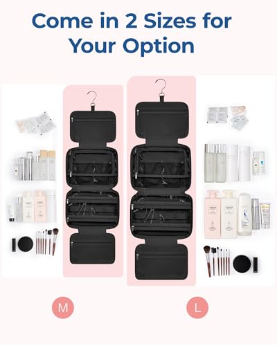 Travel Toiletry Bag with Jewelry Organizer