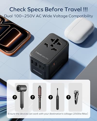70W GaN Universal Travel Adapter